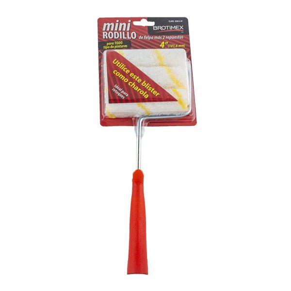 RODILLO MINI + 2 FELPAS
