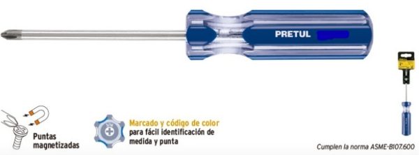 DESARMADOR CRUZ 3/16 X 4