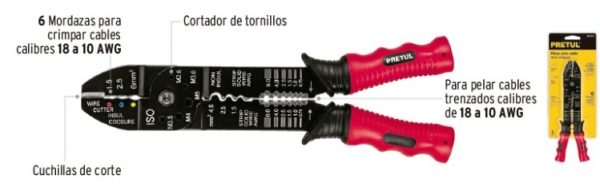 PINZA PELA CABLE PE-CA-9P