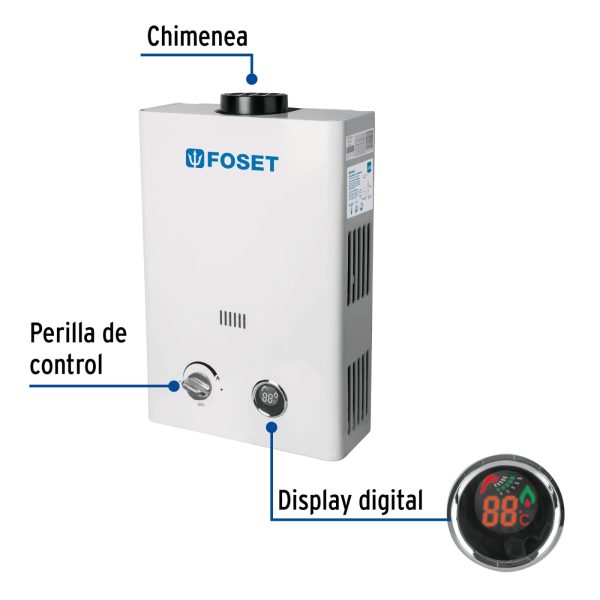CALENTADOR INSTANT CALE-6L